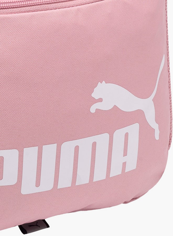 PUMA حقيبة ظهر مدرسية بطباعة الشعار مع أحزمة قابلة للتعديل - 16x32x45 سم - Image 5