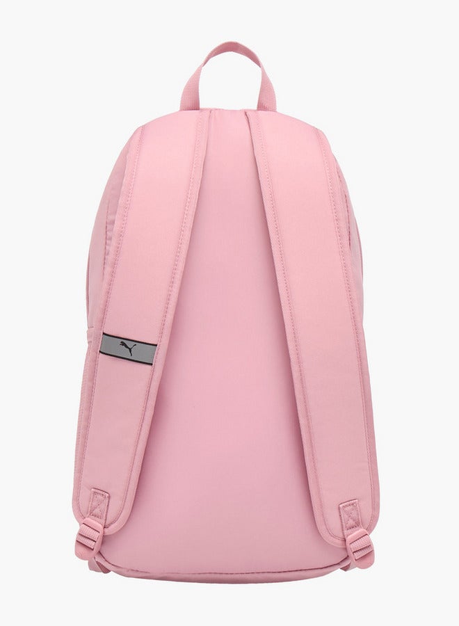PUMA حقيبة ظهر مدرسية بطباعة الشعار مع أحزمة قابلة للتعديل - 16x32x45 سم - Image 3
