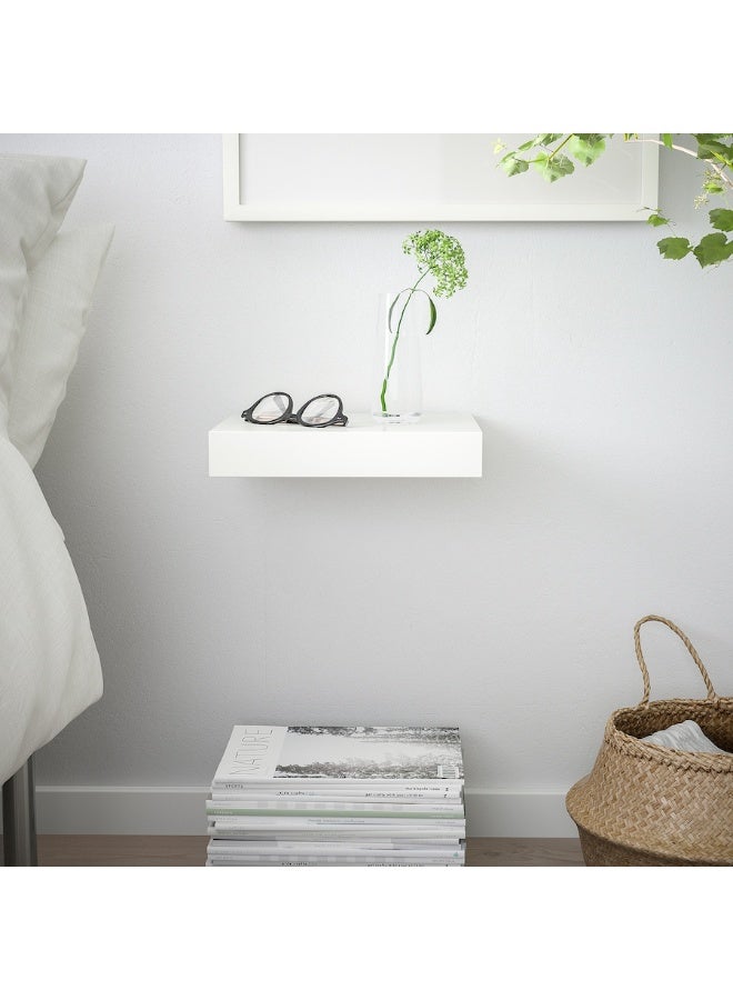 KRESLO Decorative Floating Wall Mounted Shelves with Stylish Invisible Brackets, Modern Faux Wood Storage with Matte Finish for Bedroom, Living Room, Bathroom, Kitchen Décor - Image 3