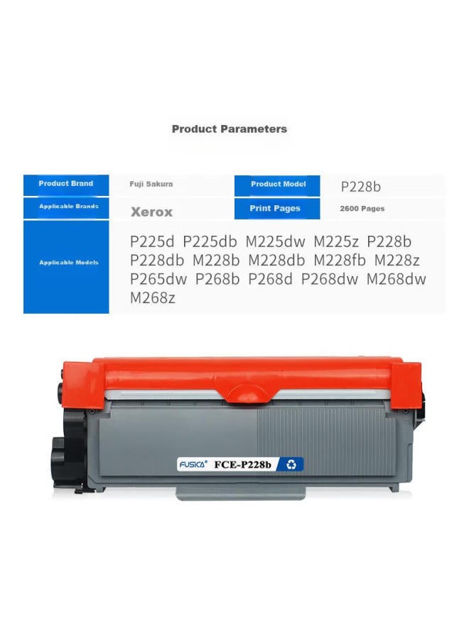 Fusica M268dw Toner Cartridge Compatible With Original Xerox P228b/db Toner, M228b/db/fb/z, P225d/db, M225dw/z, P265dw, M268z Printers Ct202332 - Image 1