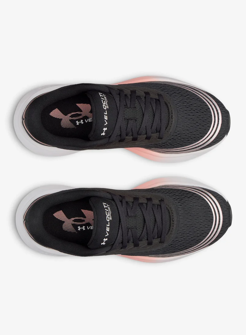 Under Armour Black / Posh Pink / White Velociti Sport for Women | Best Price UAE