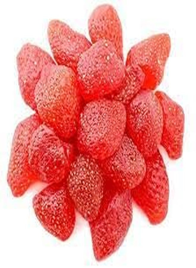 Nutzy Dried Strawberrry 1000 Grams (250 Grams X 4) - Juicy, Sweet and Chewy Snack Rich in Vitamins & Fiber | No Added Sugar | Loved by Kids, Travellers and Cooking Friendly Moms | Vegan Starwberries | Easy to Pack for Trips, or Decorating Cakes, Cupcakes, Ice-Cream and More | Freeze-Dried Strawberries | Dehydrated Dry Fruit