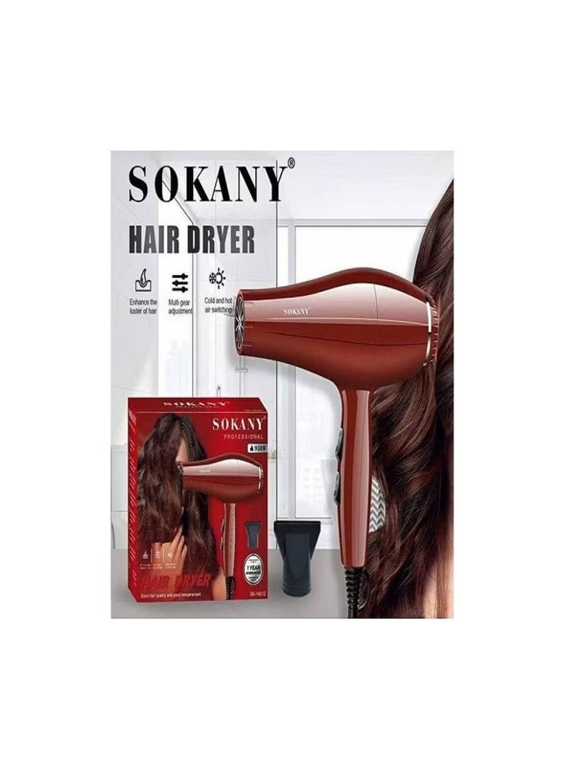 sokany SK-14012 Hair Dryer 950W - Image 2