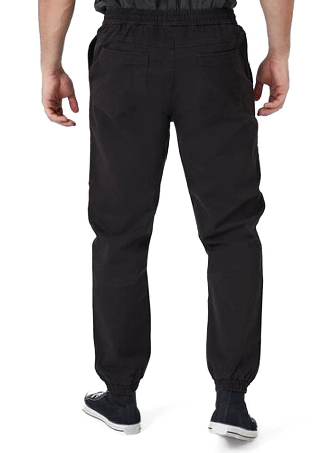 FOREVER 21 Twill Drawstring Joggers - Image 5