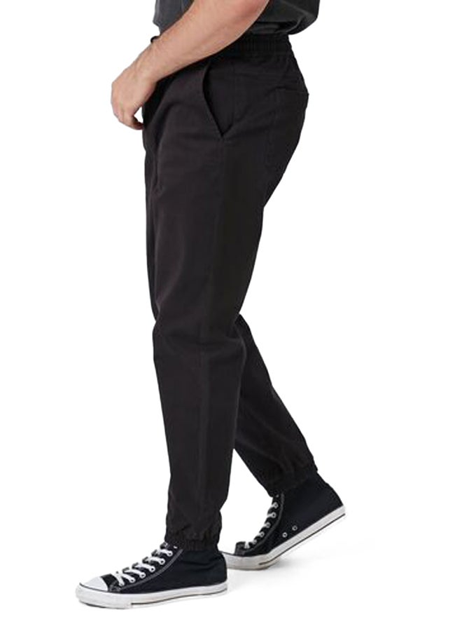 FOREVER 21 Twill Drawstring Joggers - Image 4