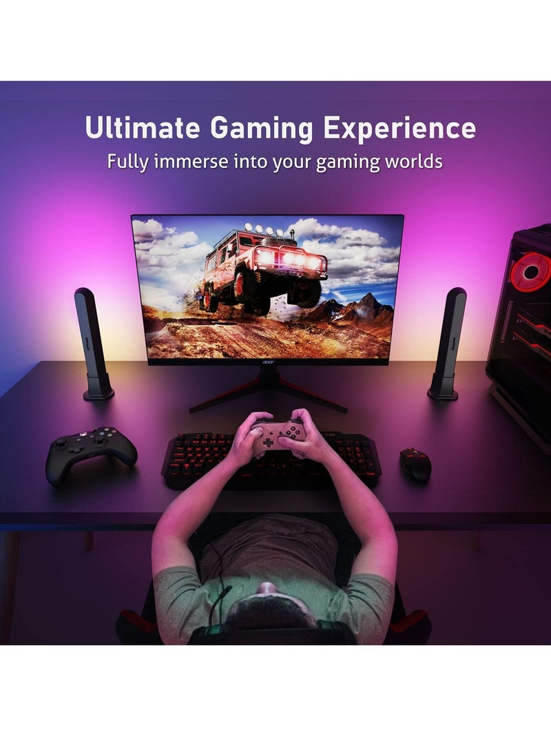 Excefore ضوء ليد ذكي لإضاءة الأجواء مع 19 وضع ديناميكي ووضع تزامن الموسيقى أضواء خلفية للتلفاز مع أوضاع المشهد والموسيقى لتزيين غرفة الترفيه - Image 5