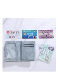 Generic Men's Wallet Ultra-thin Soft Short One Piece Multi-functional Youth Bank Card Flip Metal Vertical Bifold Wallet Card Holder Perfect Gift Choice  - Image 5