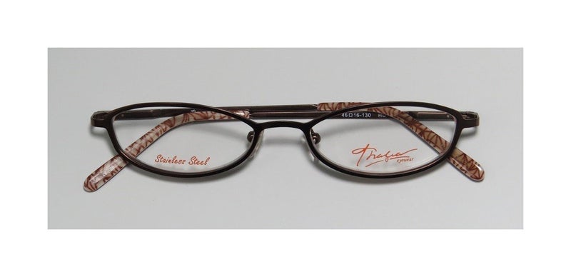 THALIA SODI Thalia Ave For Ladies/Women Designer Full-Rim Shape Spring Hinges Stainless Steel Ophthalmic Modern Eyeglasses/Glasses (46-16-130, Honey/Brown) - Image 2