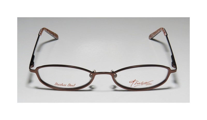 THALIA SODI Thalia Ave For Ladies/Women Designer Full-Rim Shape Spring Hinges Stainless Steel Ophthalmic Modern Eyeglasses/Glasses (46-16-130, Honey/Brown) - Image 3