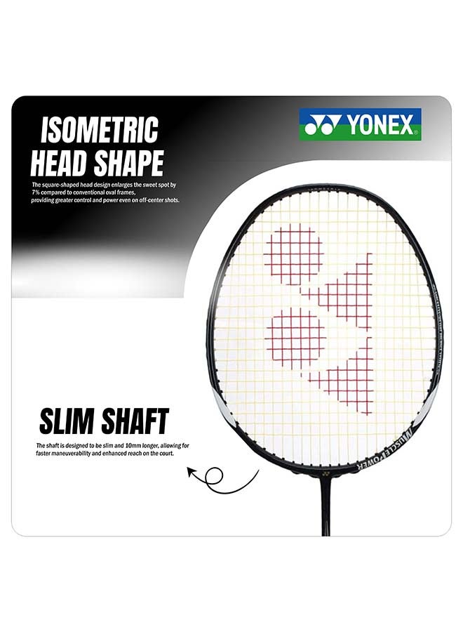يونيكس مضرب تنس الريشة Yonex Muscle Power 29 Light مزود بأوتار كاملة - إطار خفيف الوزن عالي الأداء بتقنية Muscle Power للقوة والتحكم واللعب الشامل - Image 4