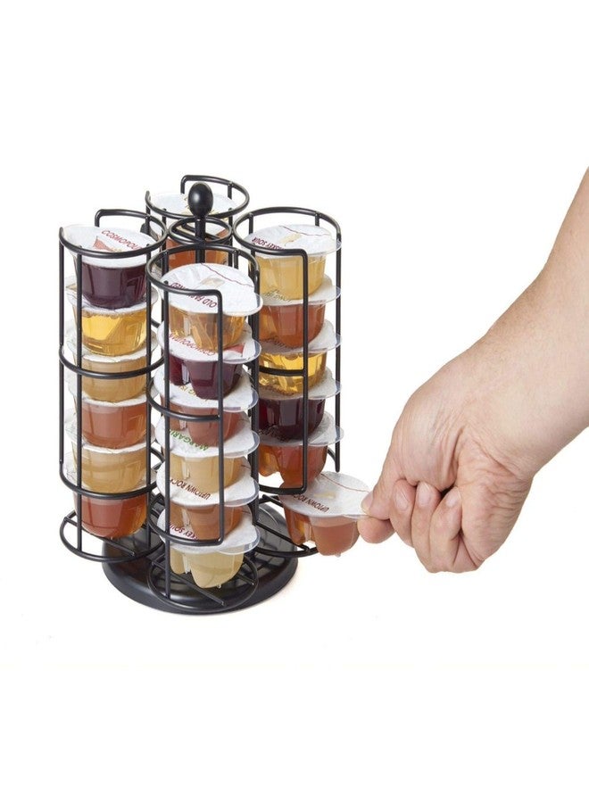 Nifty Solutions Compatible with Bartesian Cocktail Holds up to 24 Capsule Pods, Spins 360-Degrees, Medium (Pack of 1), Black, (5620) - Image 3