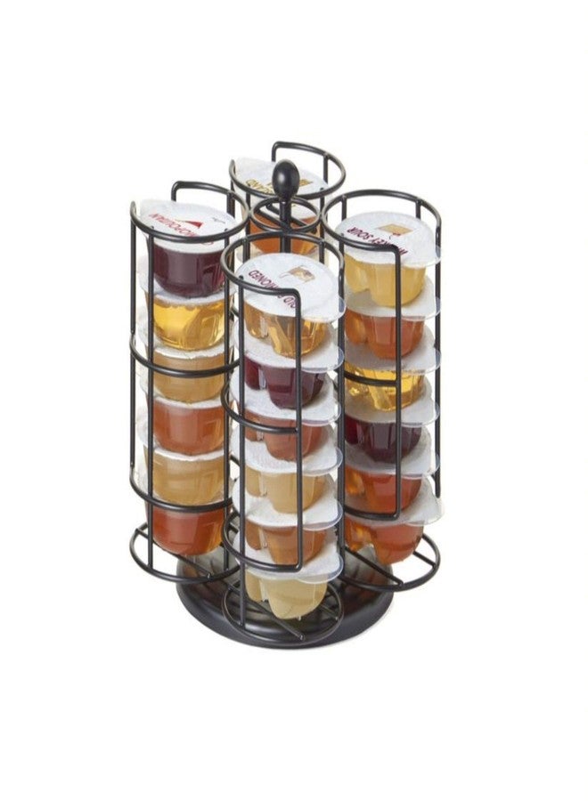 Nifty Solutions Compatible with Bartesian Cocktail Holds up to 24 Capsule Pods, Spins 360-Degrees, Medium (Pack of 1), Black, (5620) - Image 1