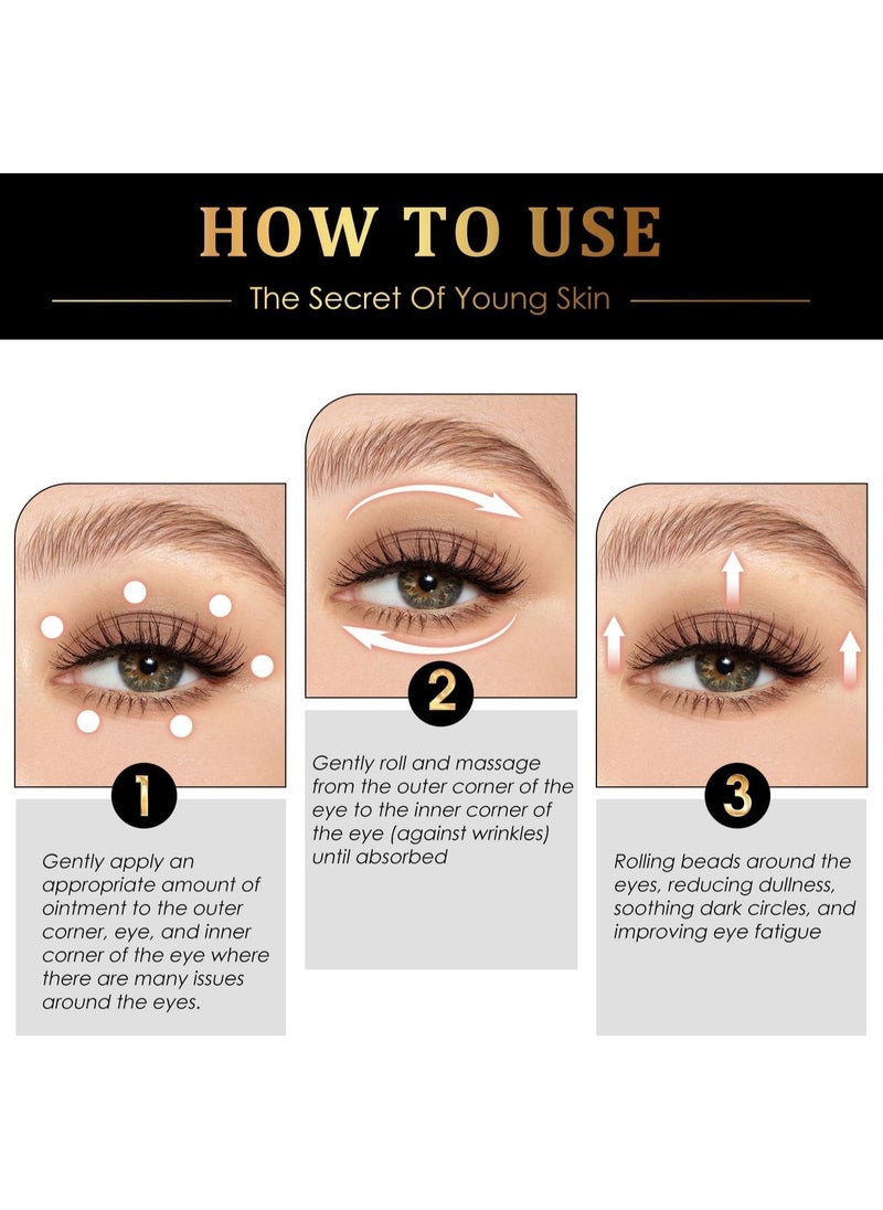 Time Eraser Rollerball Castor Oil 8ml, Under Eye Rollerball for Reducing Wrinkles, Puffiness, Eye Bags, Infused with Castor Oil & Frankincense, 2 Pcs - pzsku/ZD3854B5F463FE1EAC310Z/45/_/1732302544/3d7697de-0a7e-4fe8-bb62-5e2060c92f82