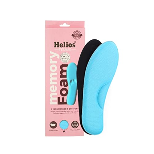 Helios Memory Foam for All Shoes Makes shoes Super Soft & Comfortable Memory Foam Insole Women's, (SIZE-8) Pack of 1) - Image 1