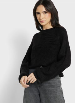 Crew Neck Knitted Sweater