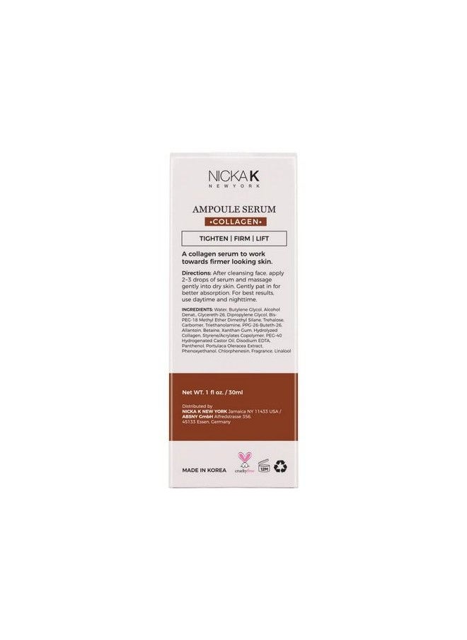 Nicka K Facial Ampoule Serum 1 Fl Oz / 30 Ml (Collagen)  - Image 5