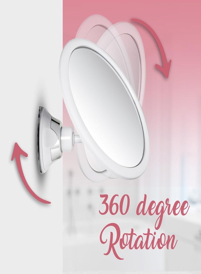 MIRRORVANA 10X Round Magnifying Mirror for Applying Makeup - Suction Cup Cosmetic Make Up Mirror, Ideal for Vanity, Bathroom, and Travel Use - 6.7" Diameter - Image 4