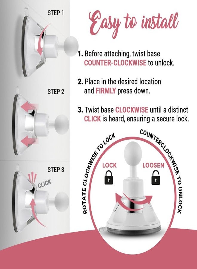 MIRRORVANA 10X Round Magnifying Mirror for Applying Makeup - Suction Cup Cosmetic Make Up Mirror, Ideal for Vanity, Bathroom, and Travel Use - 6.7" Diameter - Image 5
