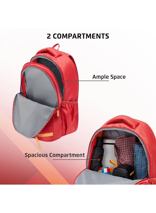 Safari Duplex 32L Casual Backpack with Armor Base, 2 Compartments, Bottle Holder, Front Pocket, Printed School Bag for Boys and Girls, College Backpack, Office Bag, Travel Bag - Image 2