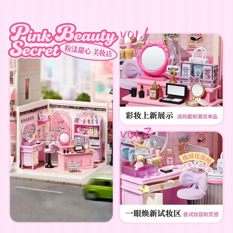 رولايف لعبة Toys Original Rolife Super World Shopping Diary Building Diy Miniature Items Plastic Model Kits Gift Toy Children's Guest Gifts, D 02 - Image 4