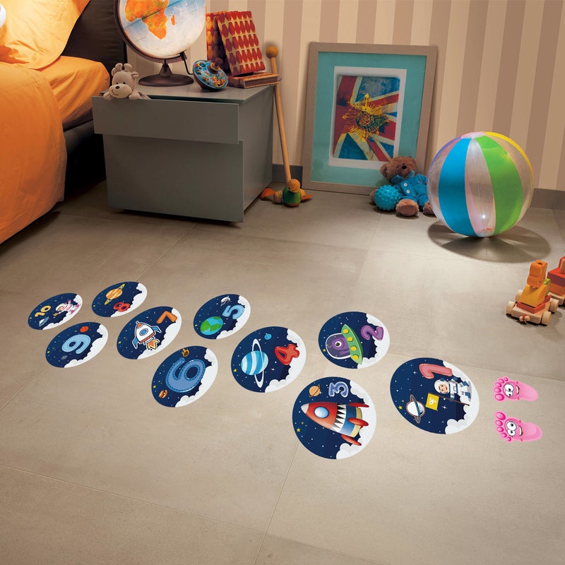Skating House Environmentally Friendly Self-Adhesive Waterproof Kindergarten Children'S Room Cartoon Educational Parent-Child Activity Decorative Sticker - Image 5
