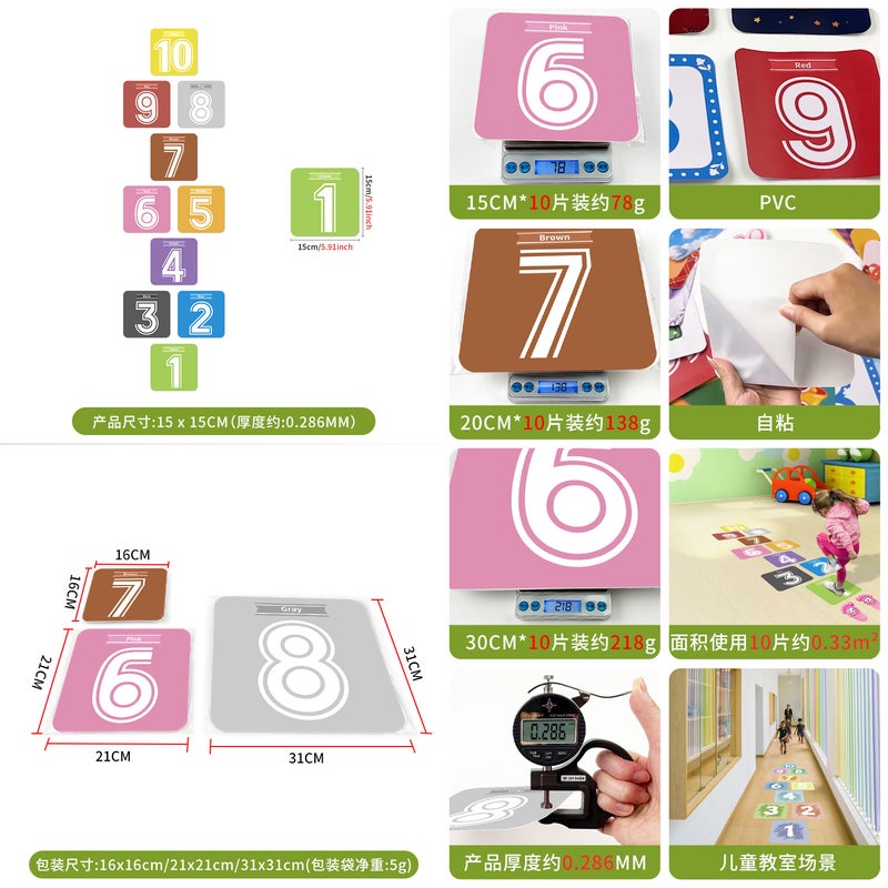 Skating House Environmentally Friendly Self-Adhesive Waterproof Kindergarten Children'S Room Cartoon Educational Parent-Child Activity Decorative Sticker - Image 3