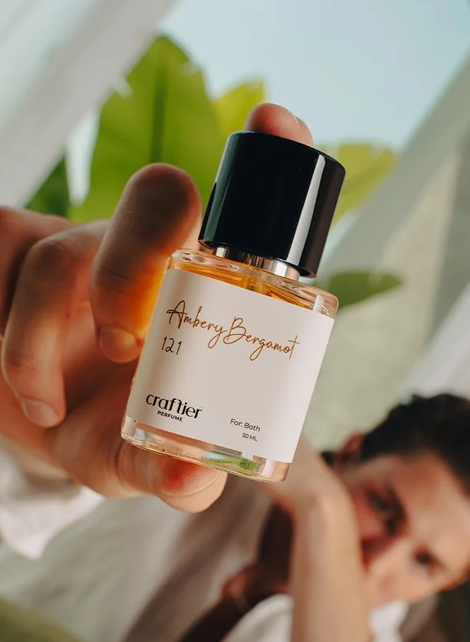 Craftier Perfume AMBERY BERGAMOT - Inspired of-TUXEDO , Eau De Parfum for Men & Women - 50ml, Long Lasting Ambery Fragrance Upto 36 Hrs, Travel Size Unisex Perfume