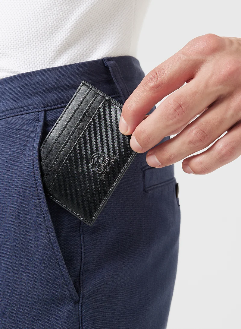 GUESS Multi Slot Logo Detail Card Holder