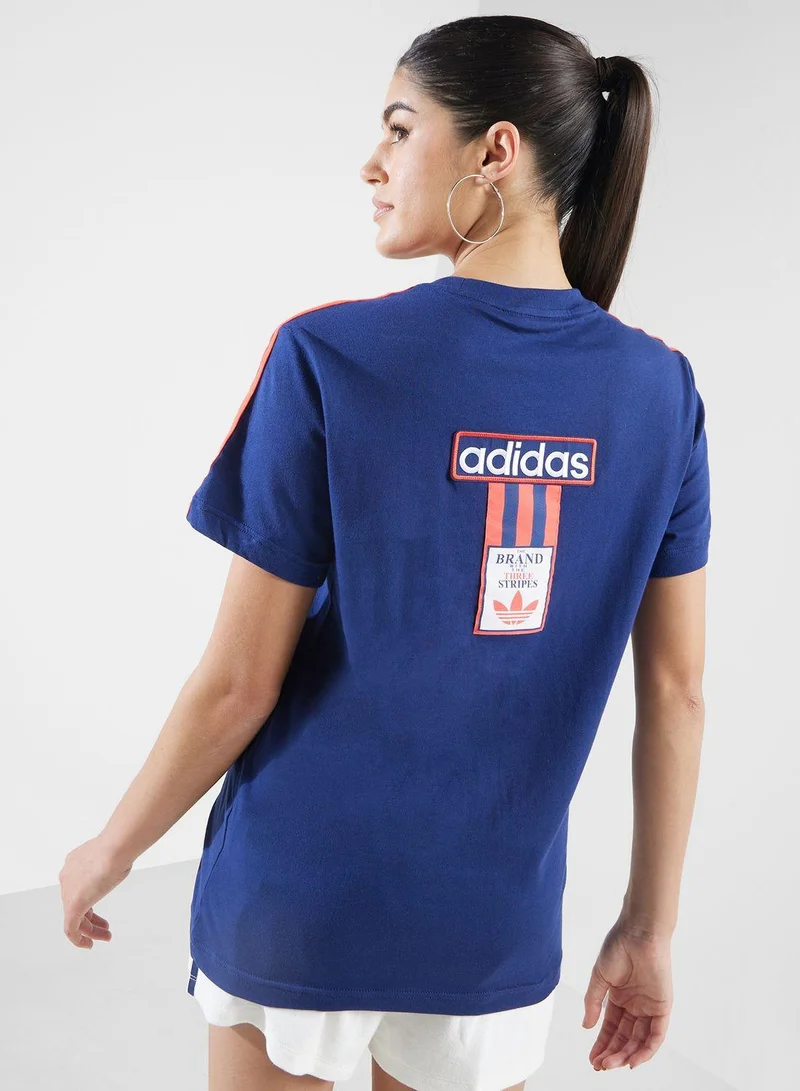 Adidas adidas ADIBRK TEE Blue Originals Women T-SHIRTS
