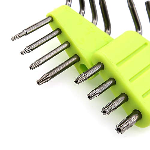Scout TORX-801 Screwdriver Set with Security Driver Bits Silver, Chrome - 1x T5, T6, T7, T8, T9,T10,T15,T20 - Image 5