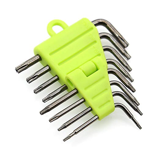 Scout TORX-801 Screwdriver Set with Security Driver Bits Silver, Chrome - 1x T5, T6, T7, T8, T9,T10,T15,T20 - Image 4