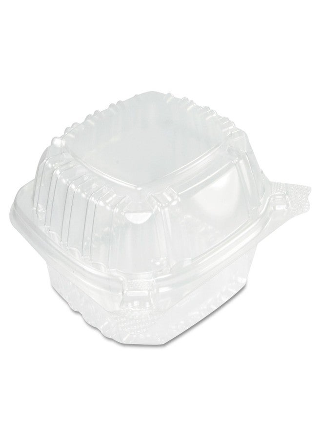 DART DCCC53PST1 - Dart Clearseal Hinged Clear Containers, 13 4/5 Oz, Clear, Plastic, 5.4 X 5.3 X 2.6 - Image 1