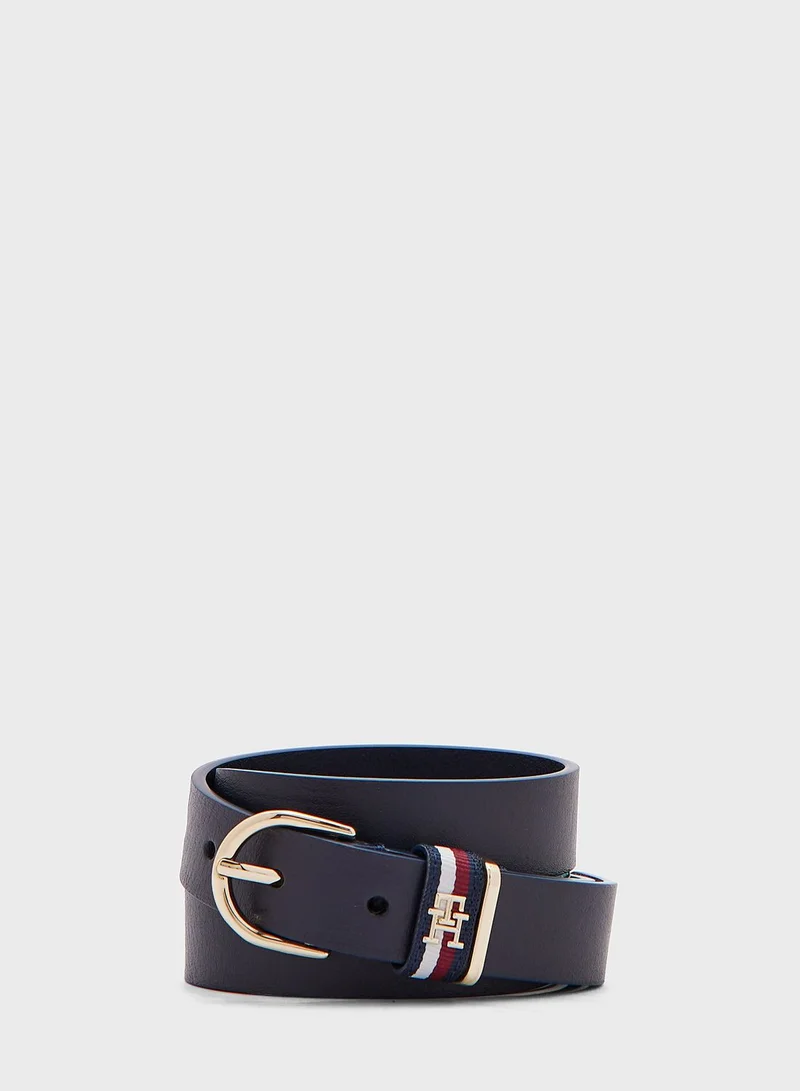 TOMMY HILFIGER Timeless Corp Allocated Hole Belt