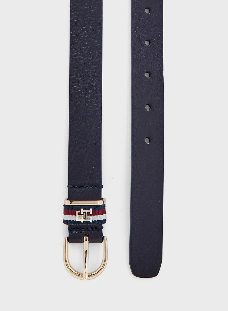 TOMMY HILFIGER Timeless Corp Allocated Hole Belt