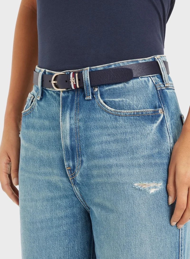 TOMMY HILFIGER Timeless Corp Allocated Hole Belt