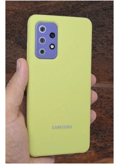 Galaxy Design Silicone Protective Case for Samsung Galaxy A52 Slim Stylish Cover with Inside Microfiber Lining  - Image 3
