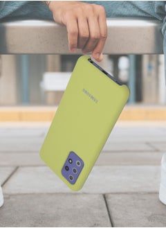 Galaxy Design Silicone Protective Case for Samsung Galaxy A52 Slim Stylish Cover with Inside Microfiber Lining  - Image 2