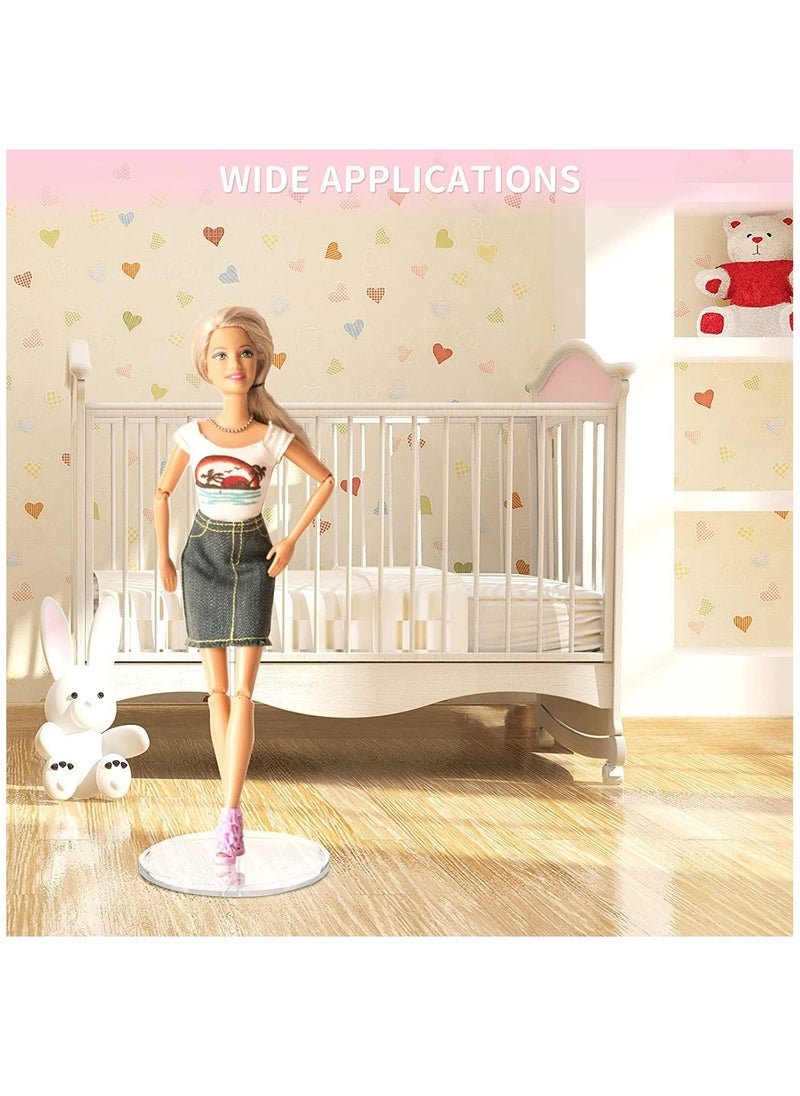 KASTWAVE 12 Pcs Adjustable Doll Stands Display Holders Action Figure Stand Toy Doll Accessories  - Image 5