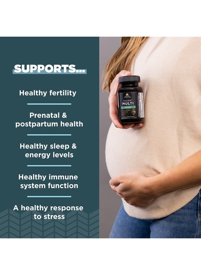 Ancient Nutrition Prenatal Vitamins, Multivitamin for Women with Vitamin C, B12, Magnesium and Folate, Supports Pregnancy and Fertility Health, 90 Ct - Image 3