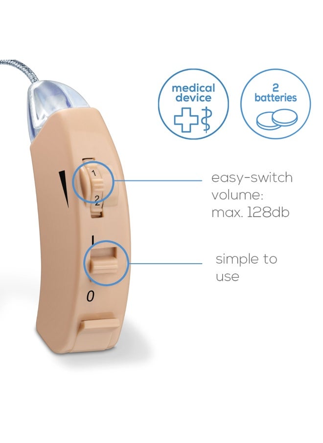 Beurer HA 50 Hearing Amplifier Discreet & Comfortable Enhances Sound for Clearer Hearing  - Image 4