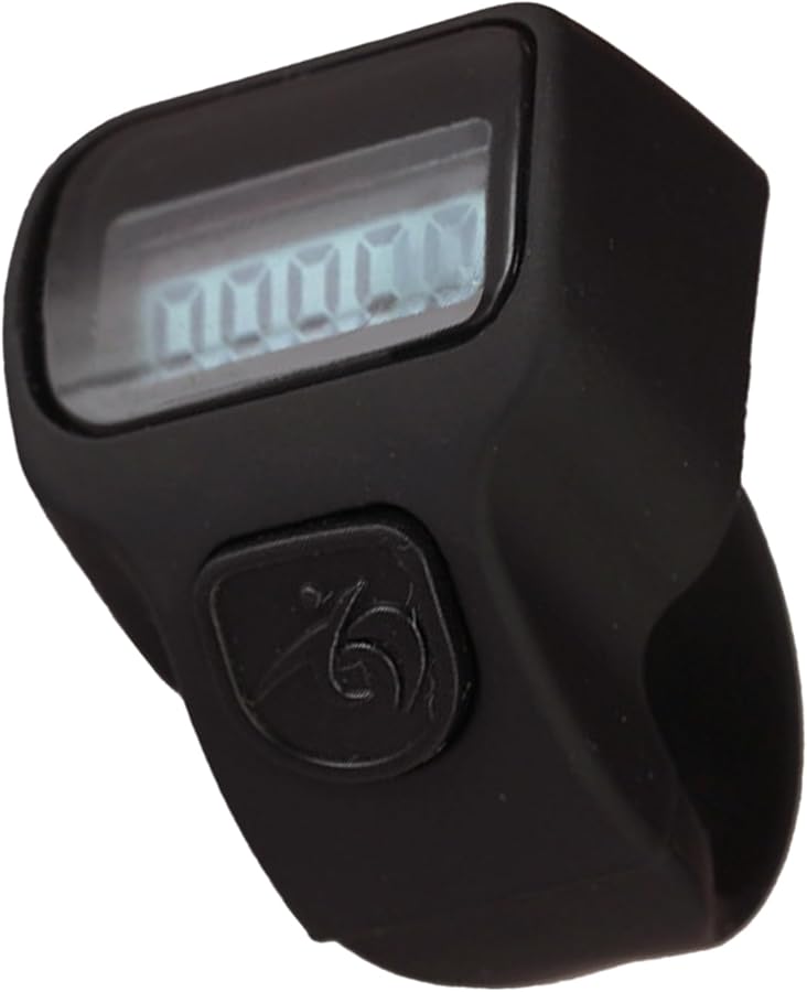 Black Electronic Finger Tally Counter LCD Digital Display Handheld Clicker for Coaching - Image 2