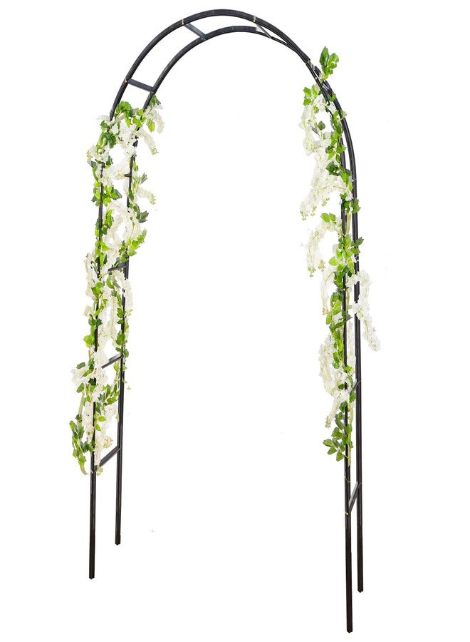 RUBFAC Metal Garden Arch, Wedding & Event Decoration, Garden Trellis for Climbing Plants, Assemble Freely 2 Sizes for Various Climbing Plant Roses Vines Bridal Party Decoration, Army Green, 1 Pack - Image 1