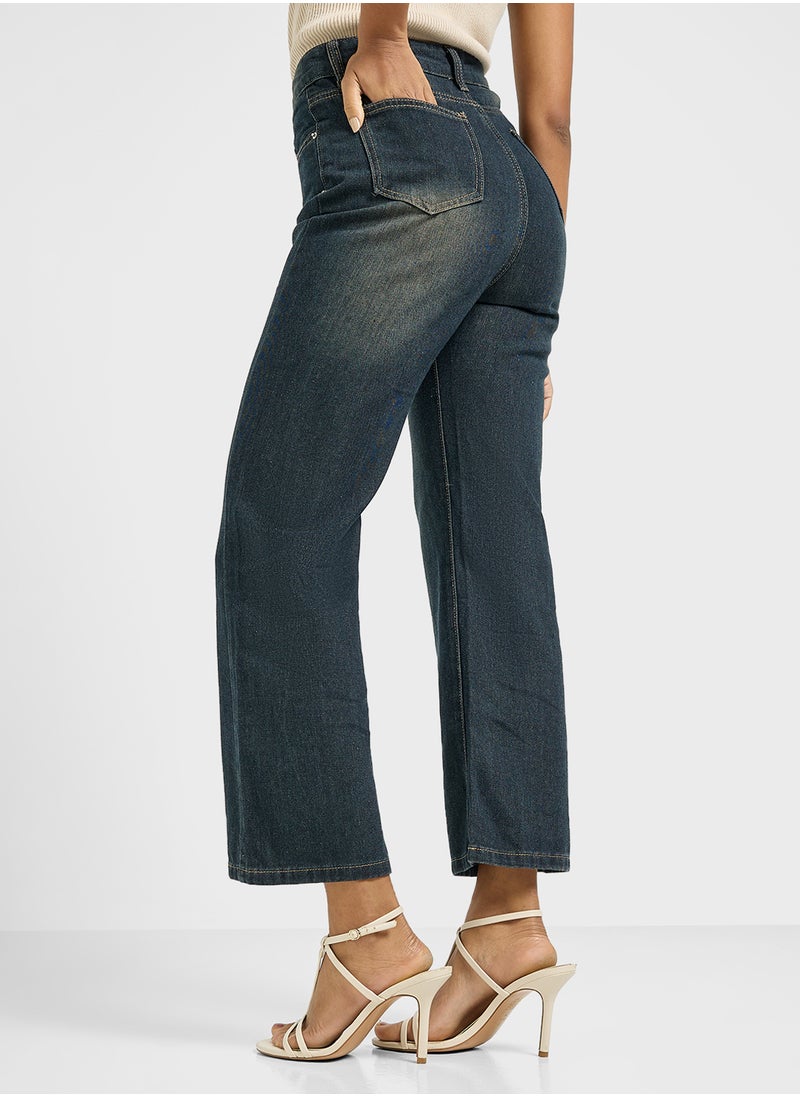 Ginger Urban Minx High Waist Wide Leg Jeans  - Image 3