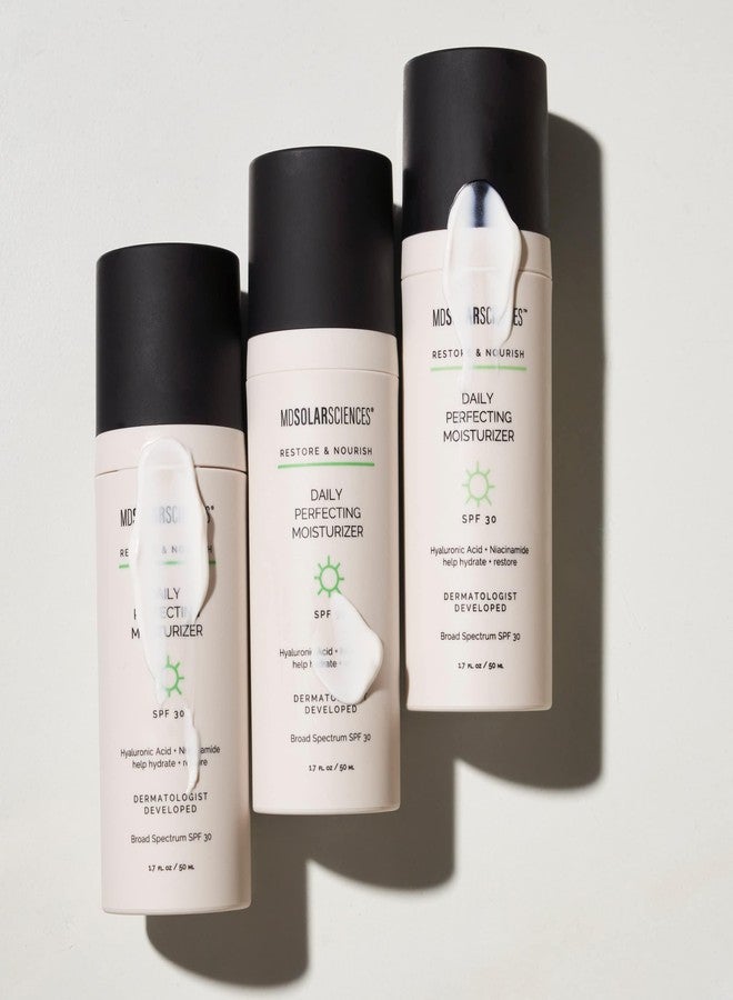 MDSolarSciences Daily Perfecting Moisturizer SPF 30 | Lightweight Hydration & Broad-Spectrum Protection | Hyaluronic Acid & Antioxidants | Minimizes Fine Lines | Safe for Sensitive Skin (1.7 Fl Oz) - Image 5