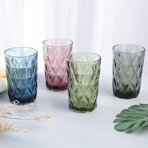 Mivana Premium Green Juice Glasses 350 ML Drinking Glasses, Highball Lead-Free Glasses, Tumblers for Water, Juice, Beer, Cocktail and Mixed Drinks - 6 Pieces, Transparent (, HP-73 Set of 6) - Image 3