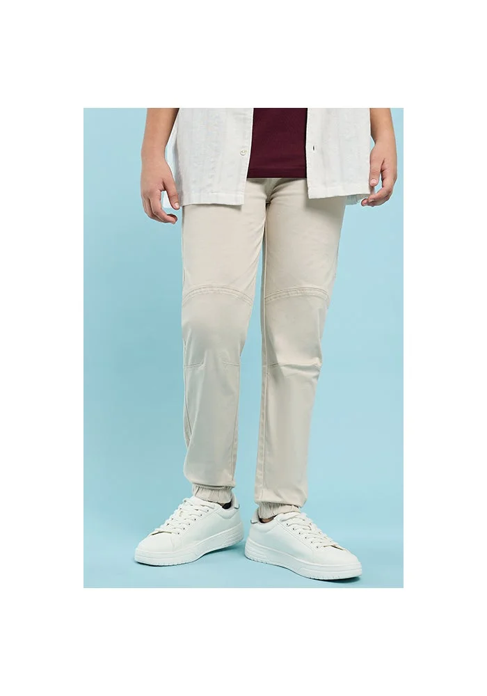 R&b Solid Jogger Pants with Drawstring Waist