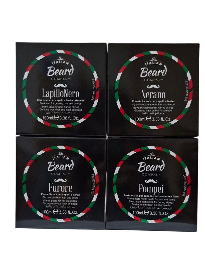 GioMat Italian Beard High Shine POMADE for Hair and Beard -NERANO - 100g - Image 5