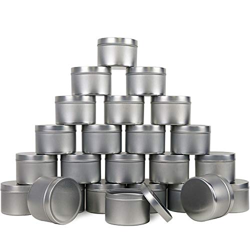 EricX Light Candle Tin 24 Piece, 8 oz, for Candle Making - Image 1