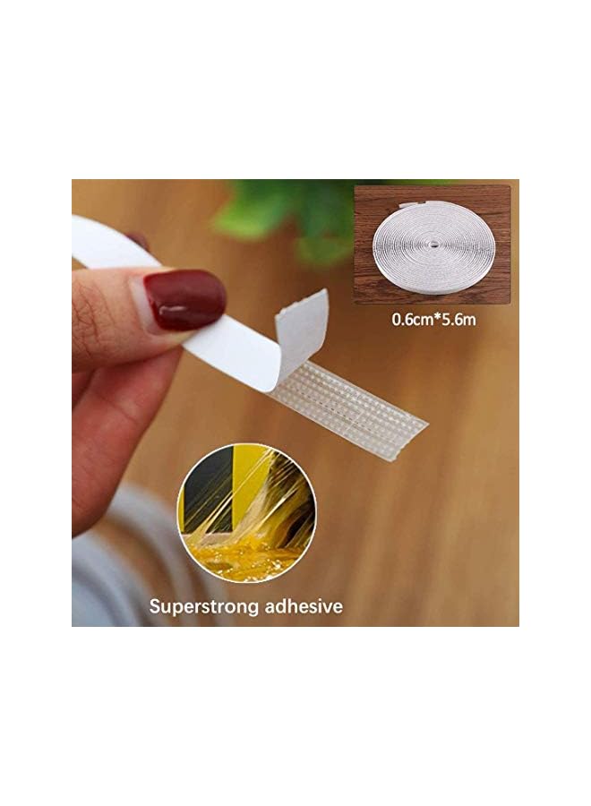 The Bros Fly Screen Nets for Window 3 Pack 1.3m x 1.5m Mosquito Insect Mesh Screen Protector Kit with Self Adhesive Tapes 3 Rolls Tape Transparent Cut Without Drilling White - Image 5