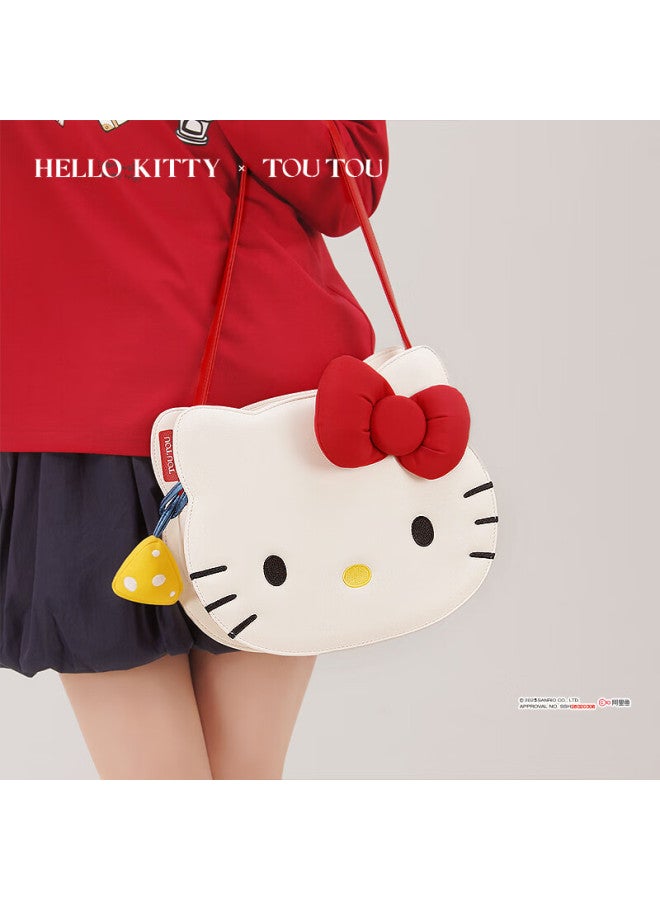 Toutou o Kitty Sanrio Kitty Cat Large Capacity Shoulder Bag, Qixi Valentine's Day Gift Tote Bag For Girlfriend - Image 3